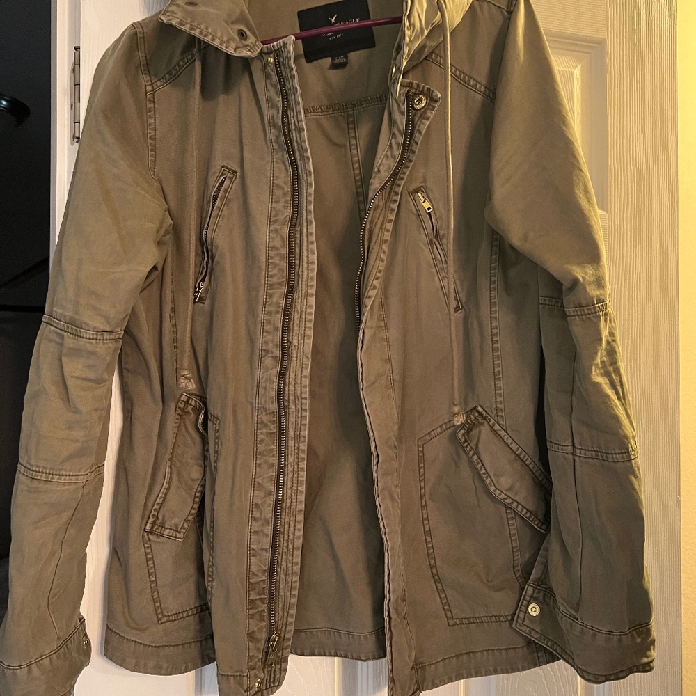 American Eagle Army Green Utility Jacket